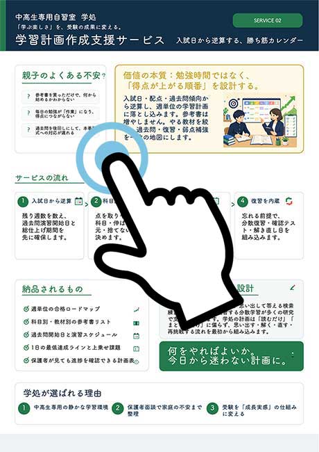 学習計画作成支援サービス